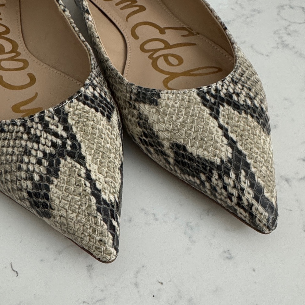 Sam Edelman Snakeskin Pattern Flats - image 5
